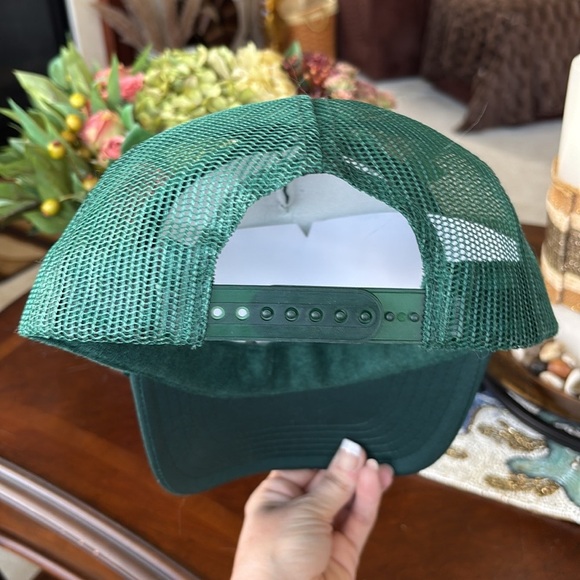 Brand New Ulta Beauty Green Teal “Offline” Trucker Hat Adjustable Baseball Cap - Picture 9 of 15